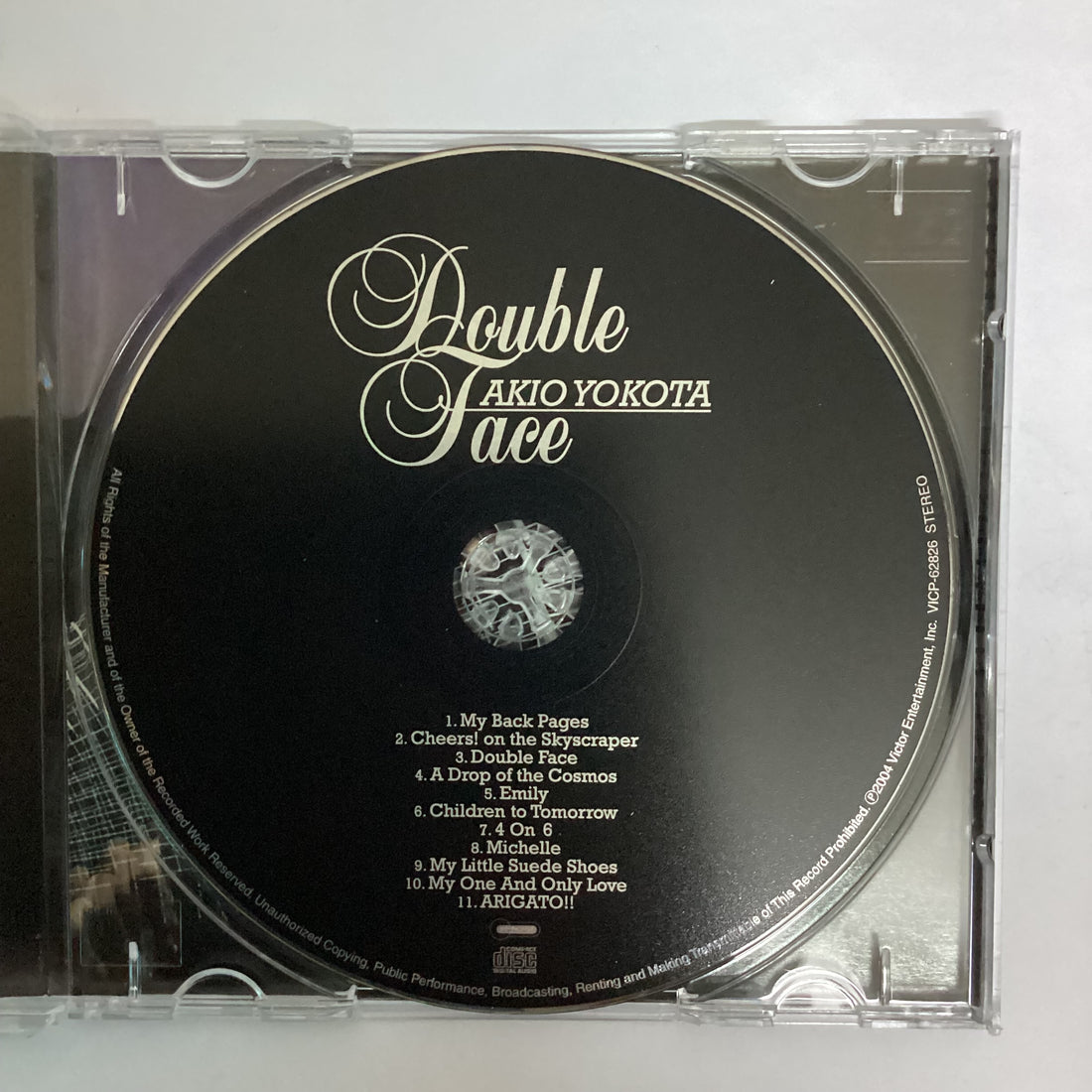 ซีดี Akio Yokota - Double Face CD NM or M-