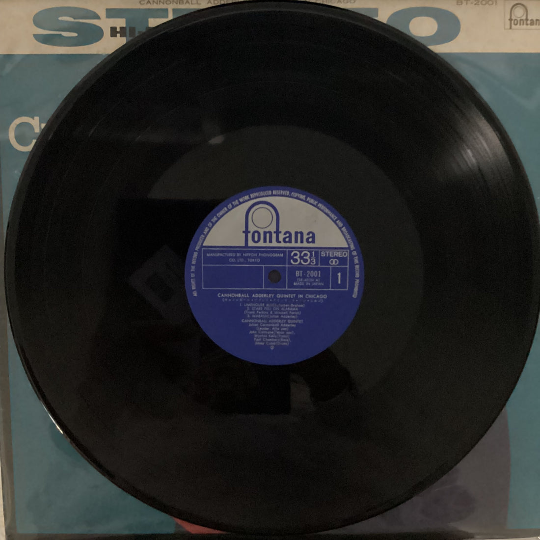 The Cannonball Adderley Quintet - In Chicago Vinyl VG+