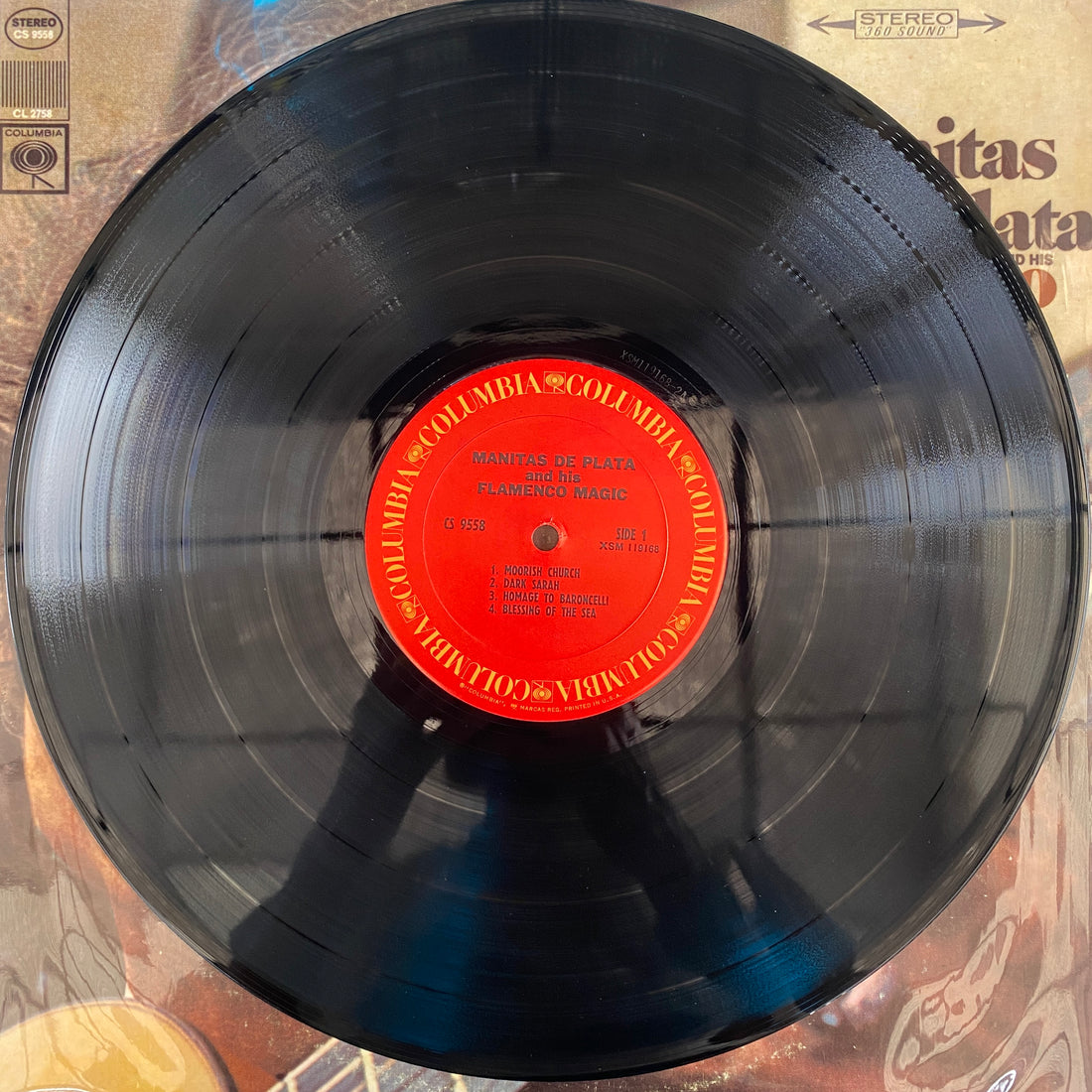 แผ่นเสียง Manitas De Plata - Manitas De Plata And His Flamenco Magic Vinyl VG+