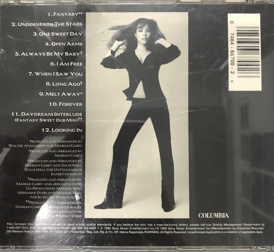 ซีดี Mariah Carey - Daydream CD VG+