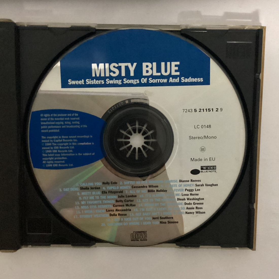 ซีดี Various - Misty Blue CD VG+