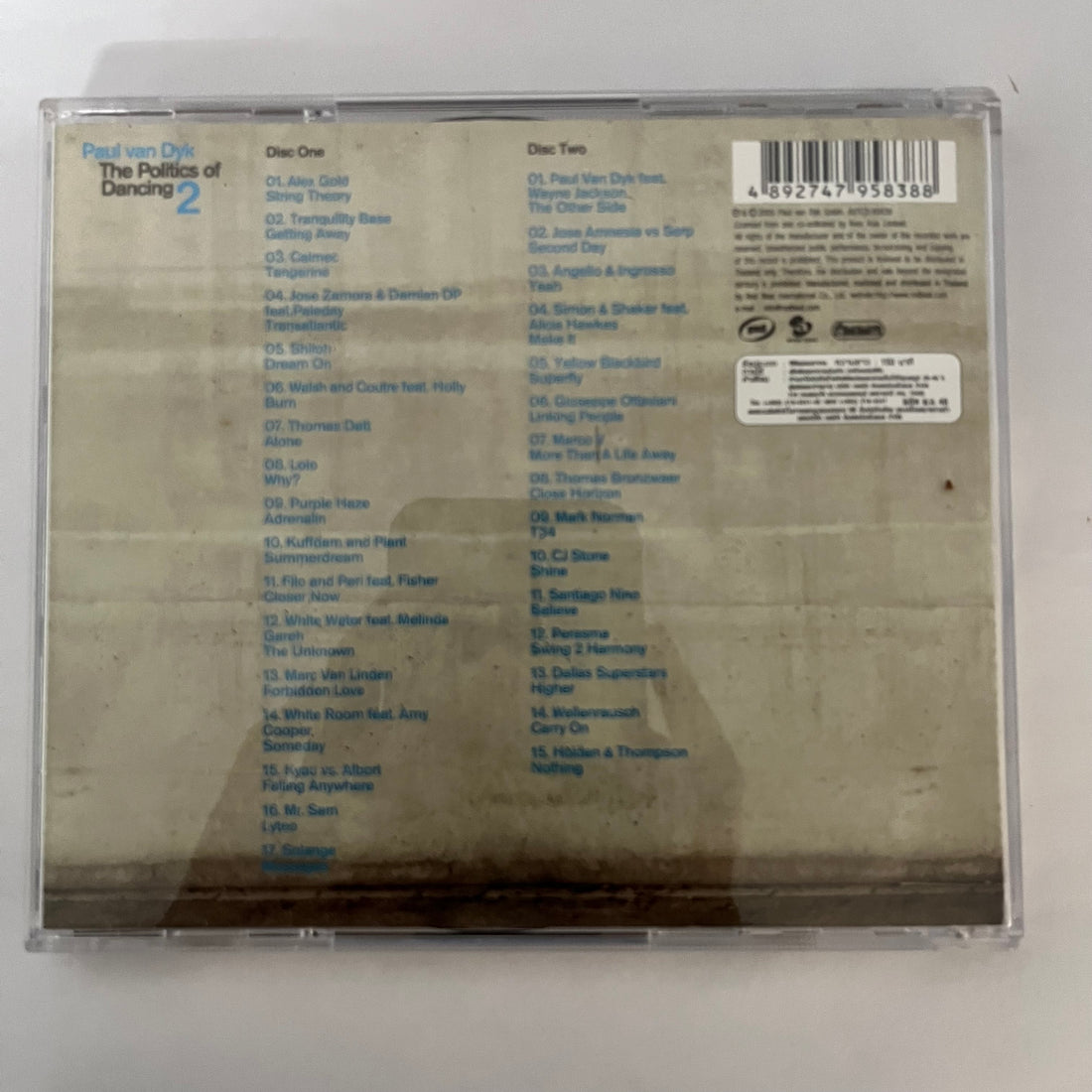 ซีดี Paul van Dyk - The Politics Of Dancing 2 CD NM