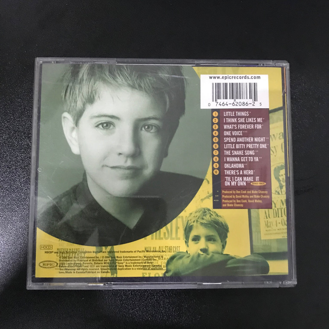 ซีดี Billy Gilman - One Voice CD VG+