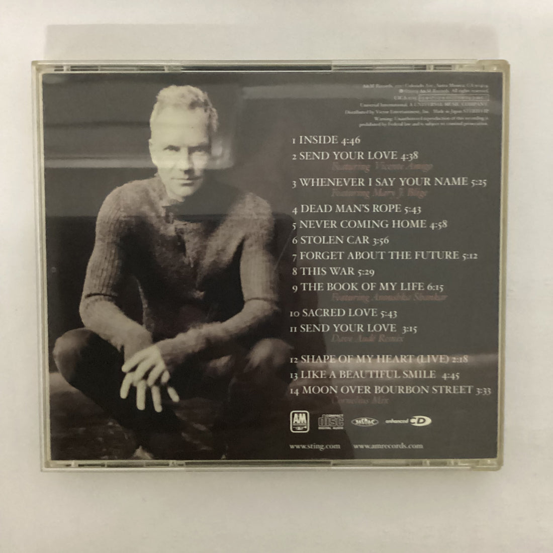 ซีดี Sting - Sacred Love CD VG+