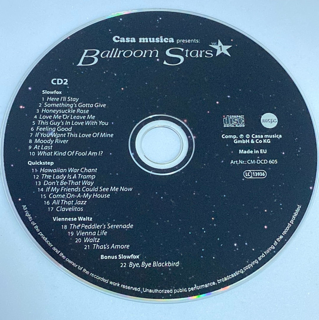 ซีดี Various -Ballroom Stars Vol.1 (CD) (VG+) (2CD)