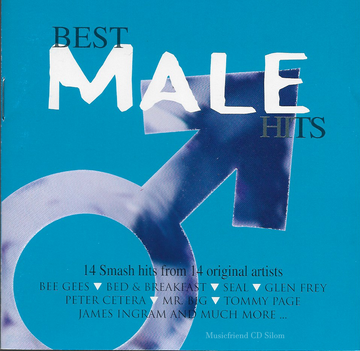 ซีดี Various - Best Male Hits CD VG+ แผ่นสีทอง