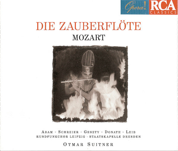 Wolfgang Amadeus Mozart - Theo Adam • Peter Schreier • Sylvia Geszty • Helen Donath • Günther Leib, Rundfunkchor Leipzig • Staatskapelle Dresden • Otmar Suitner - Die Zauberflöte CD VG+