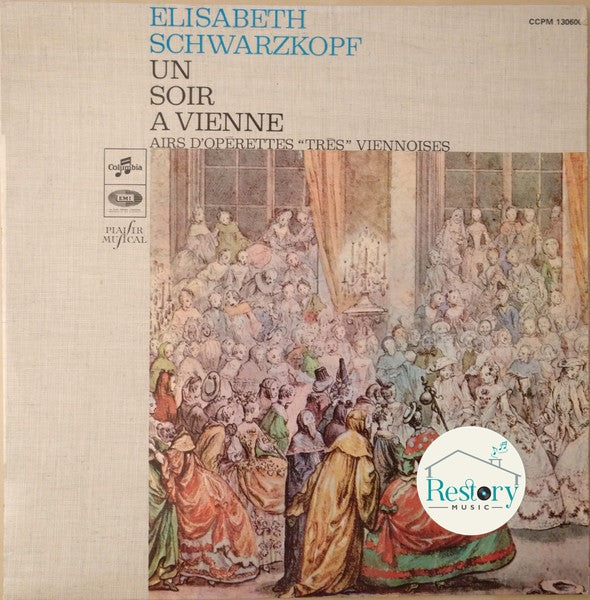 Elisabeth Schwarzkopf : Un Soir A Vienne - Airs D'Opérettes "Très" Viennoises (LP)