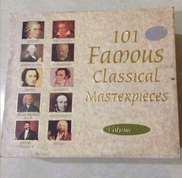 ซีดี Various - 101 Famous Classical Masterpieces CD VG+ 5CDs