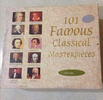 Various - 101 Famous Classical Masterpieces (CD) (VG+) (5CDs)