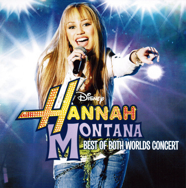 ซีดี Hannah Montana And Miley Cyrus - Best Of Both Worlds Concert CD NM or M- 2CDs