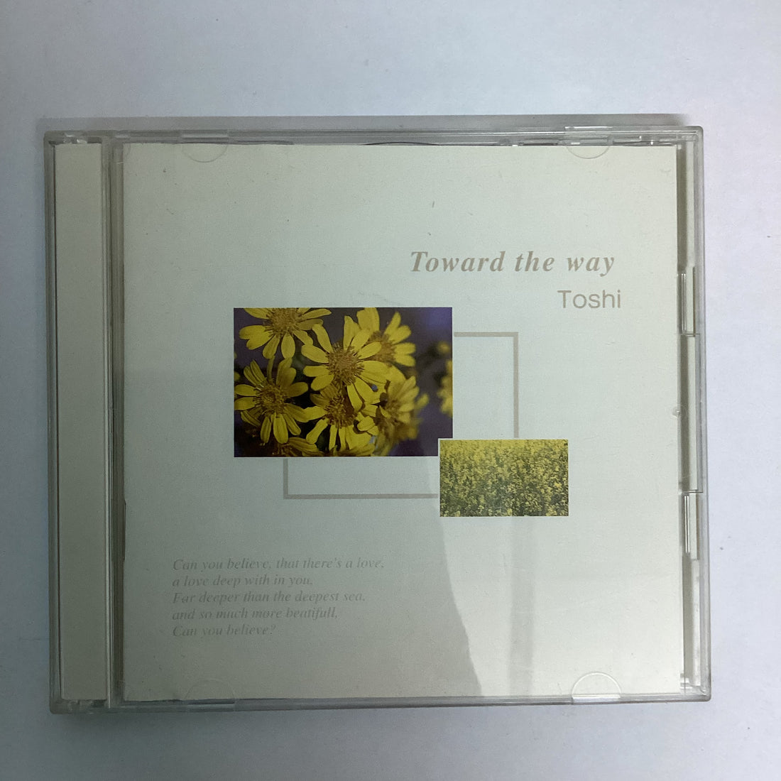 ซีดี Toshi - Toward The Way CD VG 2CDs