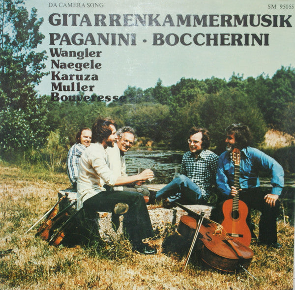 Niccolò Paganini •  Luigi Boccherini - Rudolf Wangler, Philipp Naegele, Marjan Karuza, Philippe Muller, Jean-Claude Bouveresse : Gitarrenkammermusik (LP)