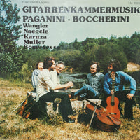 Niccolò Paganini •  Luigi Boccherini - Rudolf Wangler, Philipp Naegele, Marjan Karuza, Philippe Muller, Jean-Claude Bouveresse : Gitarrenkammermusik (LP)