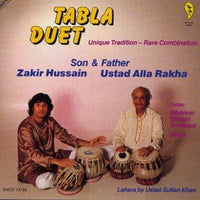 Zakir Hussain & Alla Rakha - Tabla Duet Unique Tradition - Rare Combination CD VG+