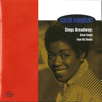 ซีดี Sarah Vaughan - Sings Broadway: Great Songs From Hit Shows CD NM or M-