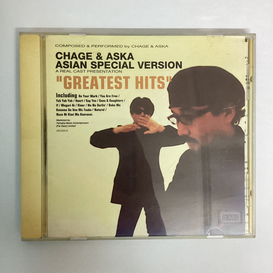 ซีดี Chage & Aska - Chage & Aska Greatest Hits - Asian Special Version CD VG+ แผ่นทอง