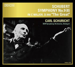 แผ่นเสียง Franz SCHUBERT - SYMPHONY No.9 IN C MAJOR , Op. posth. "THE GREAT" (Vinyl) (VG+)