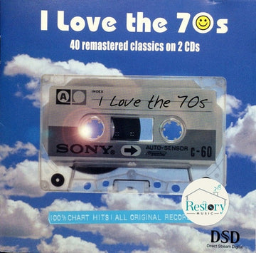 Various - I Love The 70s - 40 Remastered Classics On 2 CDs CD VG+