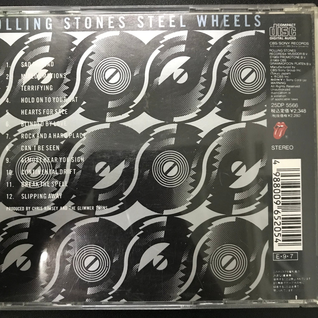 ซีดี The Rolling Stones - Steel Wheels CD VG+