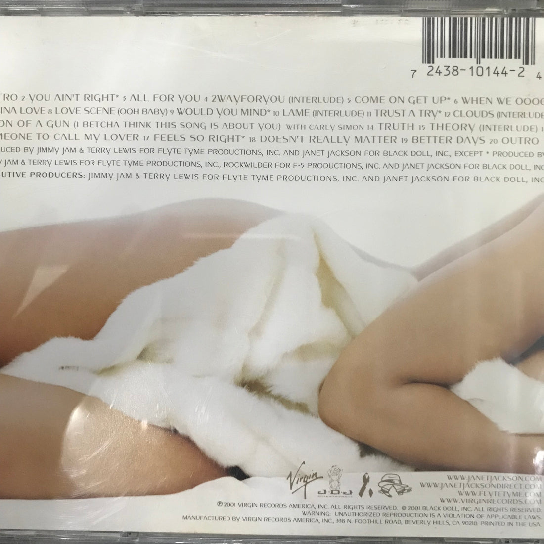 ซีดี Janet Jackson - All For You CD VG+