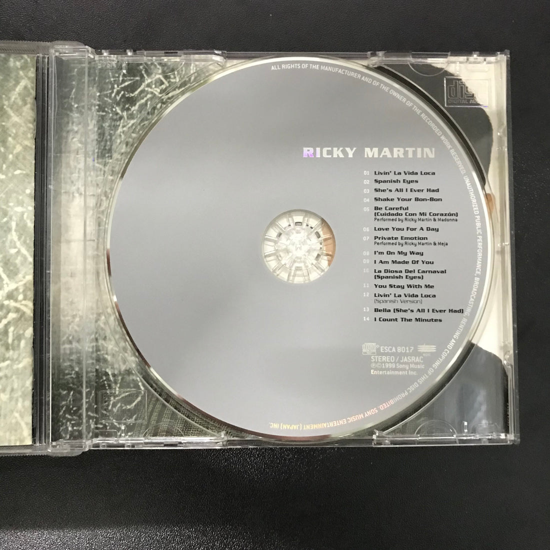 ซีดี Ricky Martin - Ricky Martin CD VG+
