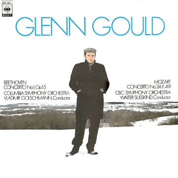 Glenn Gould - Ludwig van Beethoven, Wolfgang Amadeus Mozart : Piano Concerto No. 1, Piano Concerto No. 24 (LP, Comp)