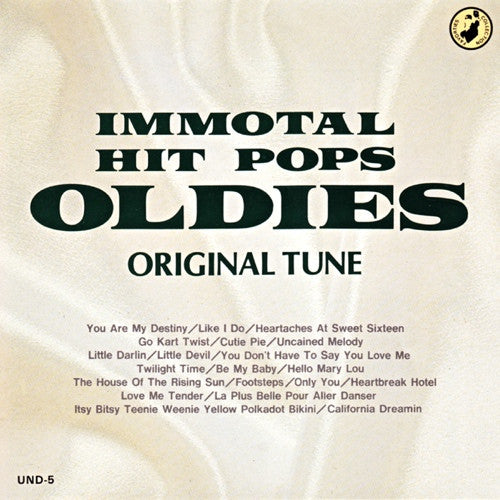 Various : Immotal Hit Pops - Oldies (CD, Comp)