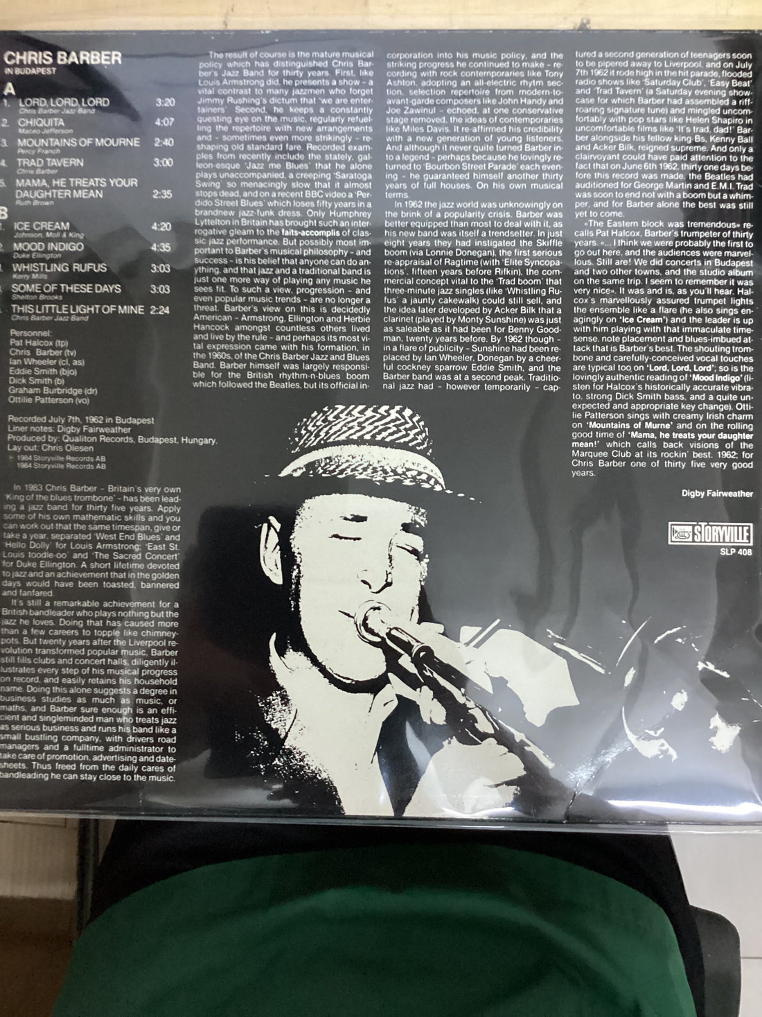 แผ่นเสียง Chris Barber's Jazz Band - Chris Barber In Budapest Vinyl VG+
