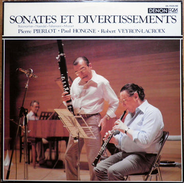 Joseph Bodin de Boismortier, Georg Friedrich Händel, Georg Philipp Telemann, Wolfgang Amadeus Mozart, Ensemble Baroque De Paris : Sonates et Divertissements (LP)