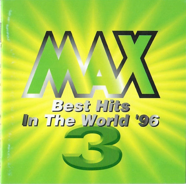 Various - Max3 Best Hits In The World '96 CD VG+