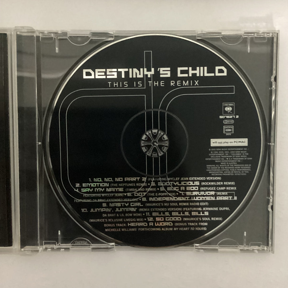 ซีดี Destiny's Child - This Is The Remix CD VG+
