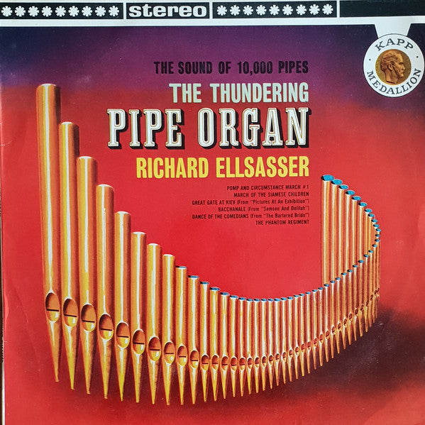 Richard Ellsasser : The Thundering Pipe Organ (LP, Album)