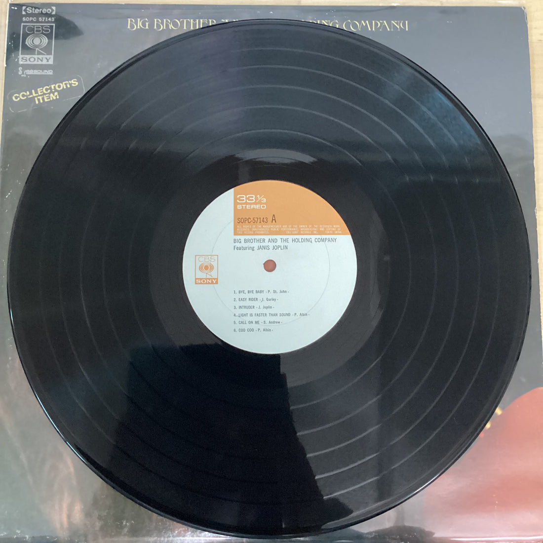 แผ่นเสียง Big Brother & The Holding Company Feat. Janis Joplin - Big Brother & The Holding Company Featuring Janis Joplin Vinyl VG+