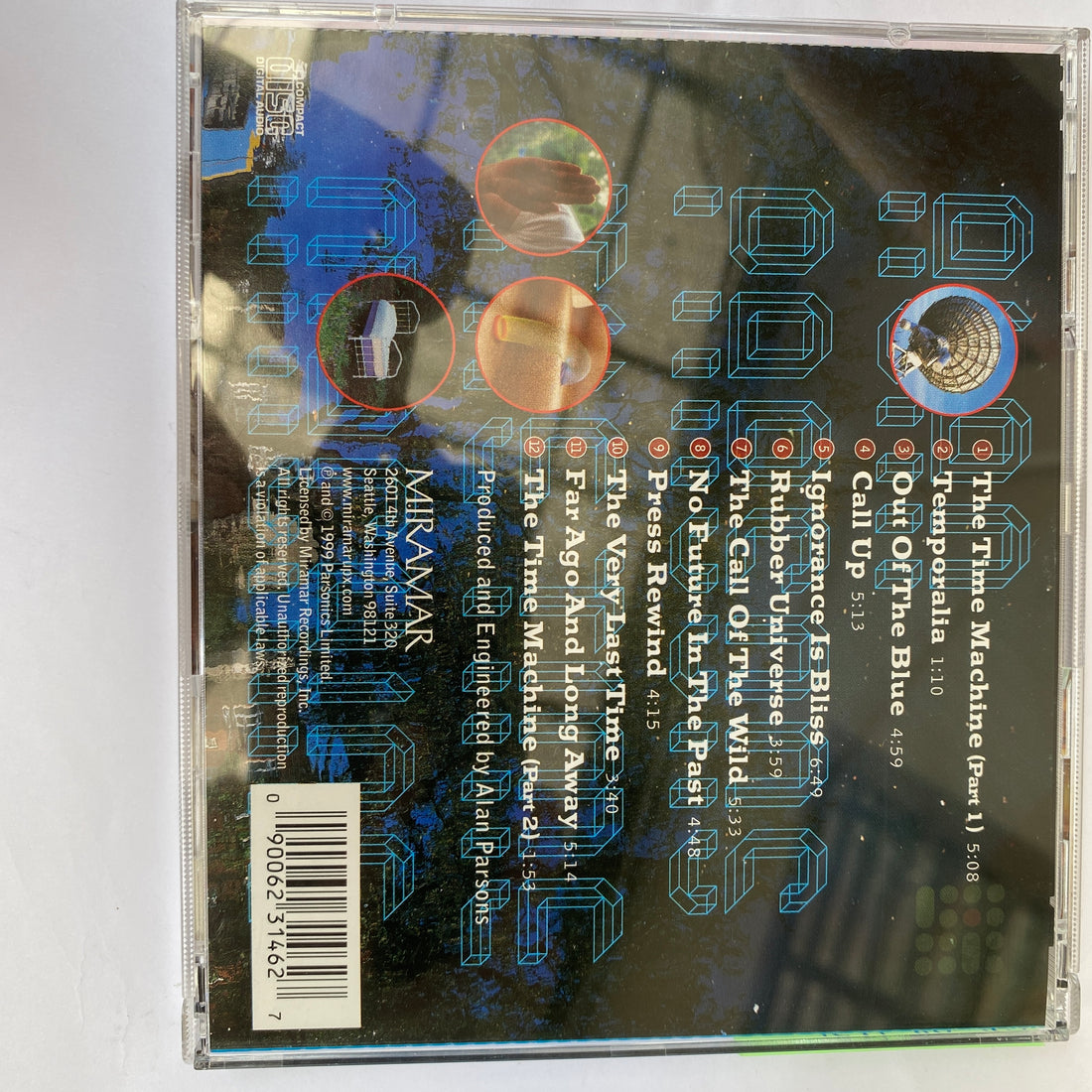 ซีดี Alan Parsons - The Time Machine CD NM or M-