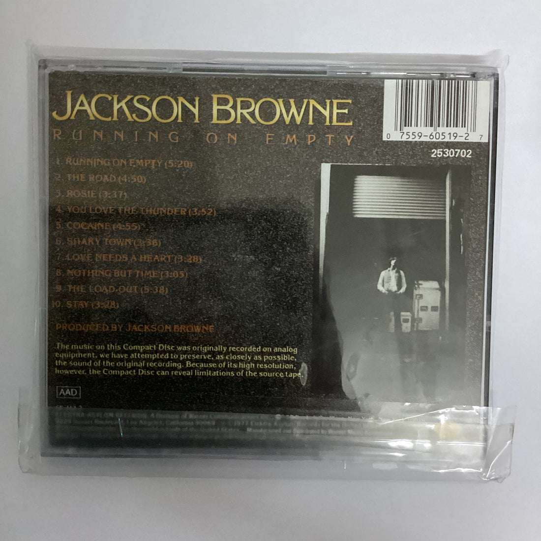 ซีดี Jackson Browne - Running On Empty CD NM or M-