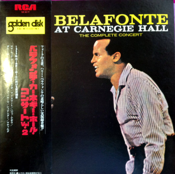 Harry Belafonte : Belafonte At Carnegie Hall: The Complete Concert Vol. 2 (LP, Album, Gat)