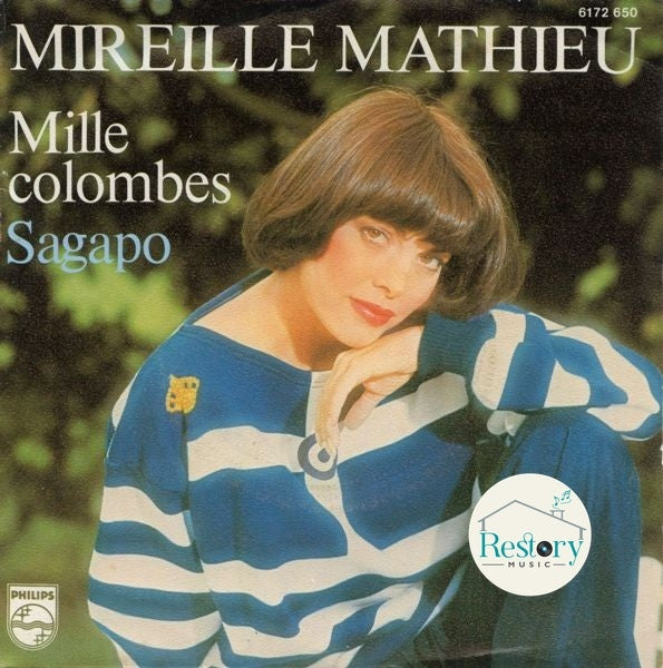 Mireille Mathieu : Mille Colombes / Sagapo (7", Single)