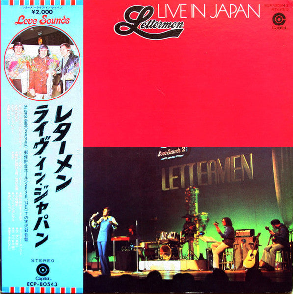 The Lettermen : Live In Japan (LP, Album, red)