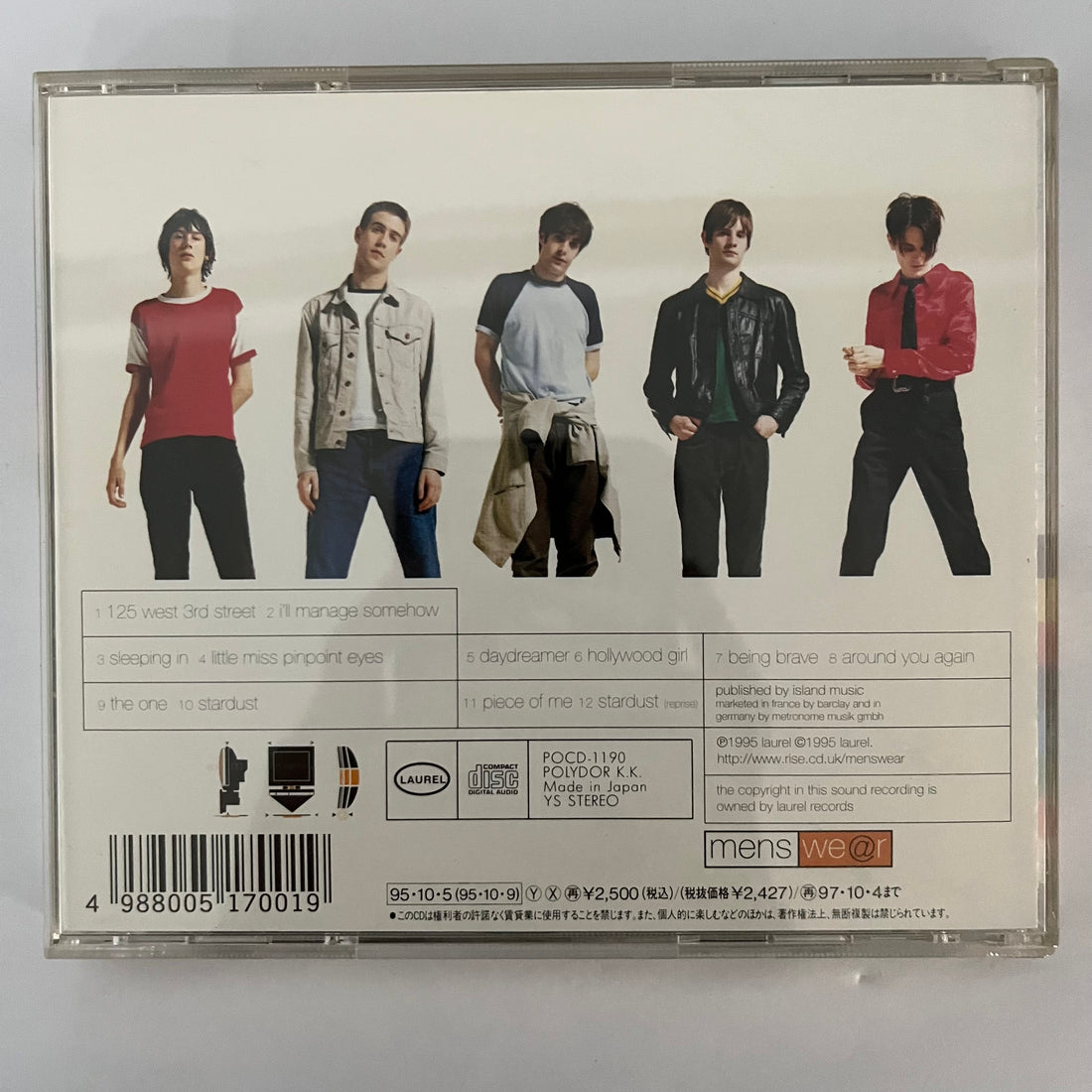 ซีดี Menswear - Nuisance CD VG+