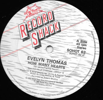 Evelyn Thomas : How Many Hearts (12")