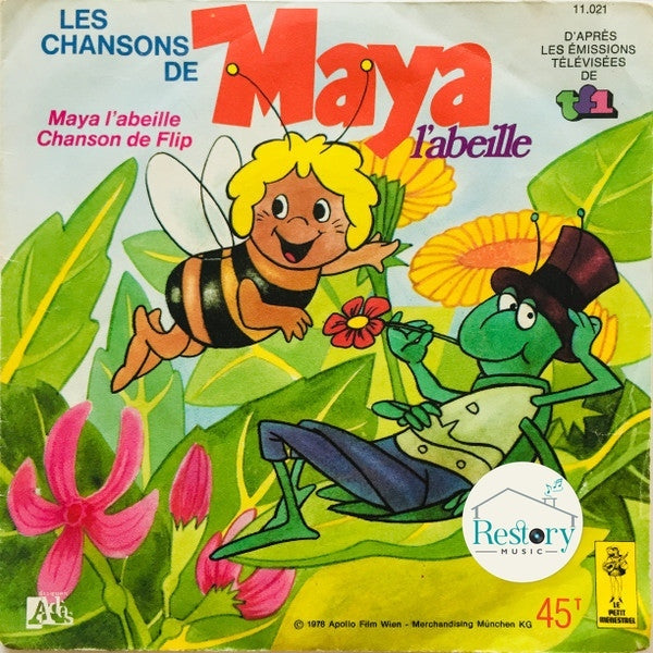 Various : Les Chansons De Maya L'abeille (D'après Les Emissions Télévisées De Tf1) (7", Single, RE)