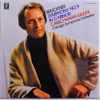 Anton Bruckner, Carlo Maria Giulini, Chicago Symphony Orchestra : Symphony No. 9 In D Minor (LP, Quad)