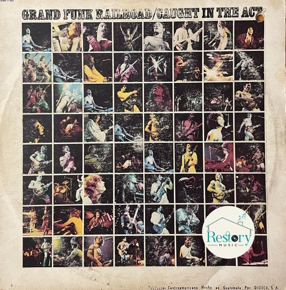 Grand Funk Railroad : Caught In The Act (2xLP, Album)