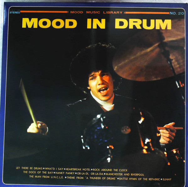 Johnny Young (5) And Midnight Sun Pops Orchestra : Mood In Drum (LP, Album, Red)