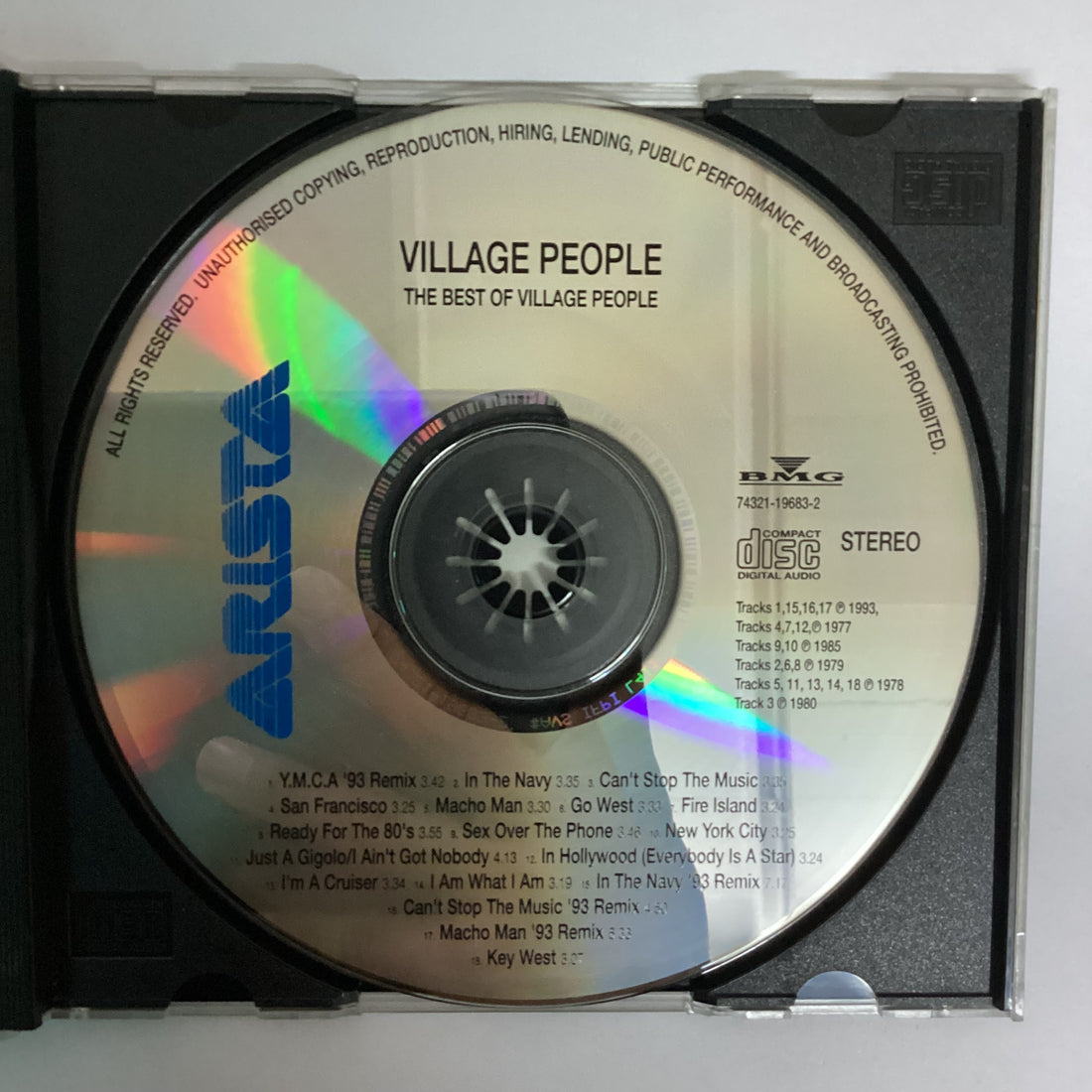 ซีดี Village People - The Best Of Village People CD VG+