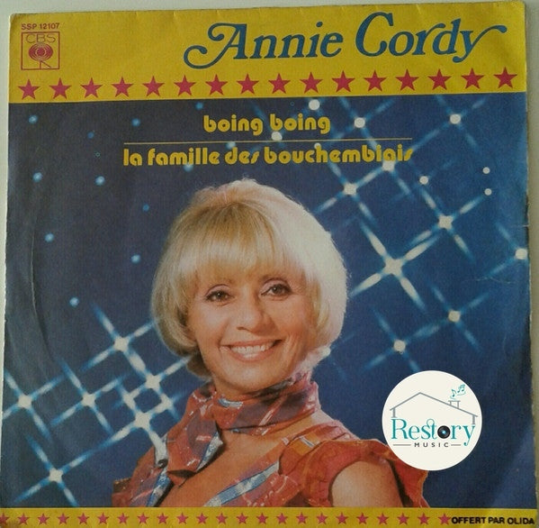 Annie Cordy : Boing Boing (7", Red)