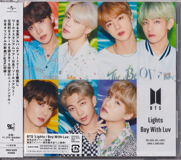 BTS (4) : Lights / Boy With Luv (CD, Single, Ltd)