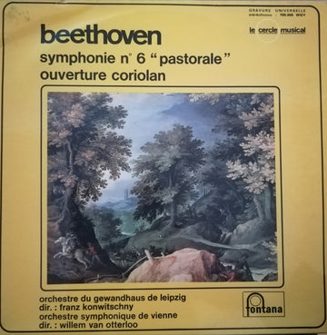 Ludwig van Beethoven / Franz Konwitschny, Willem Van Otterloo : Symphonie N°6 "Pastorale" / Ouverture Coriolan (LP, Comp)