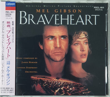 James Horner, London Symphony Orchestra : Braveheart (Original Motion Picture Soundtrack) (CD, Album, Promo)